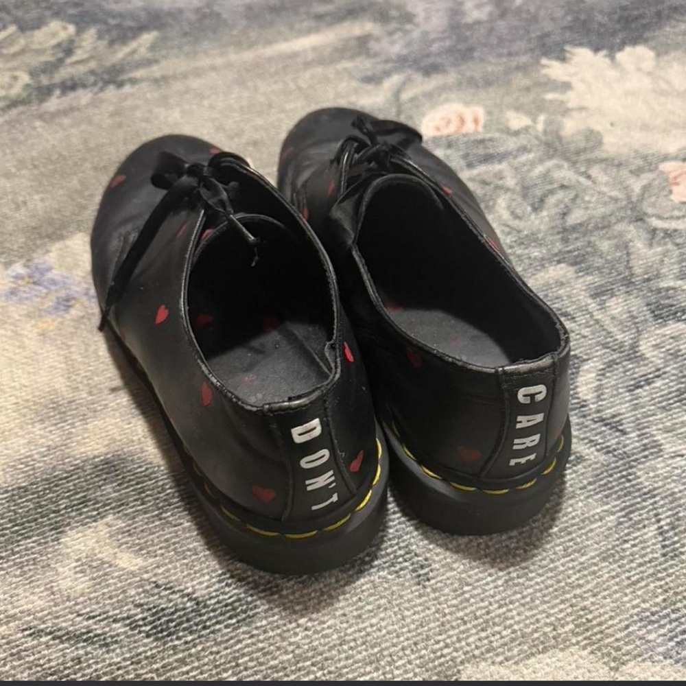 rare dr martins x lazy oaf 1461 lace up ribbon shoes